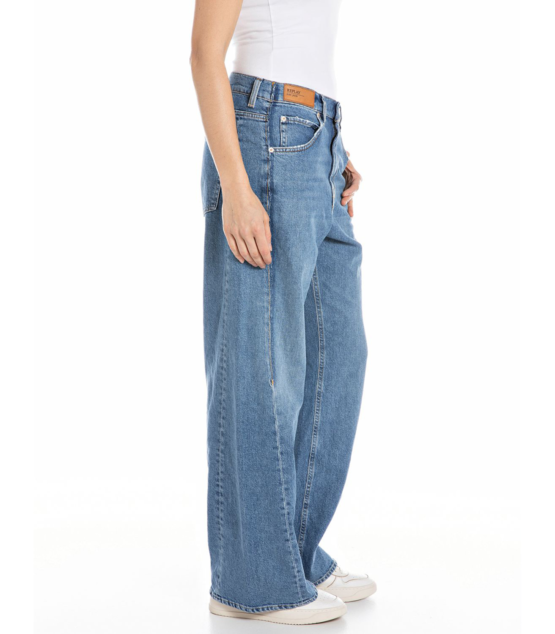 バギーフィットNARJAブルーデニム 詳細画像 ミディアムブルー 4